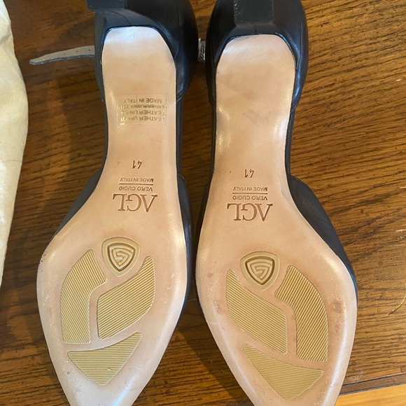 AGL Ankle strap Black heels size 41 - Picture 3 of 4